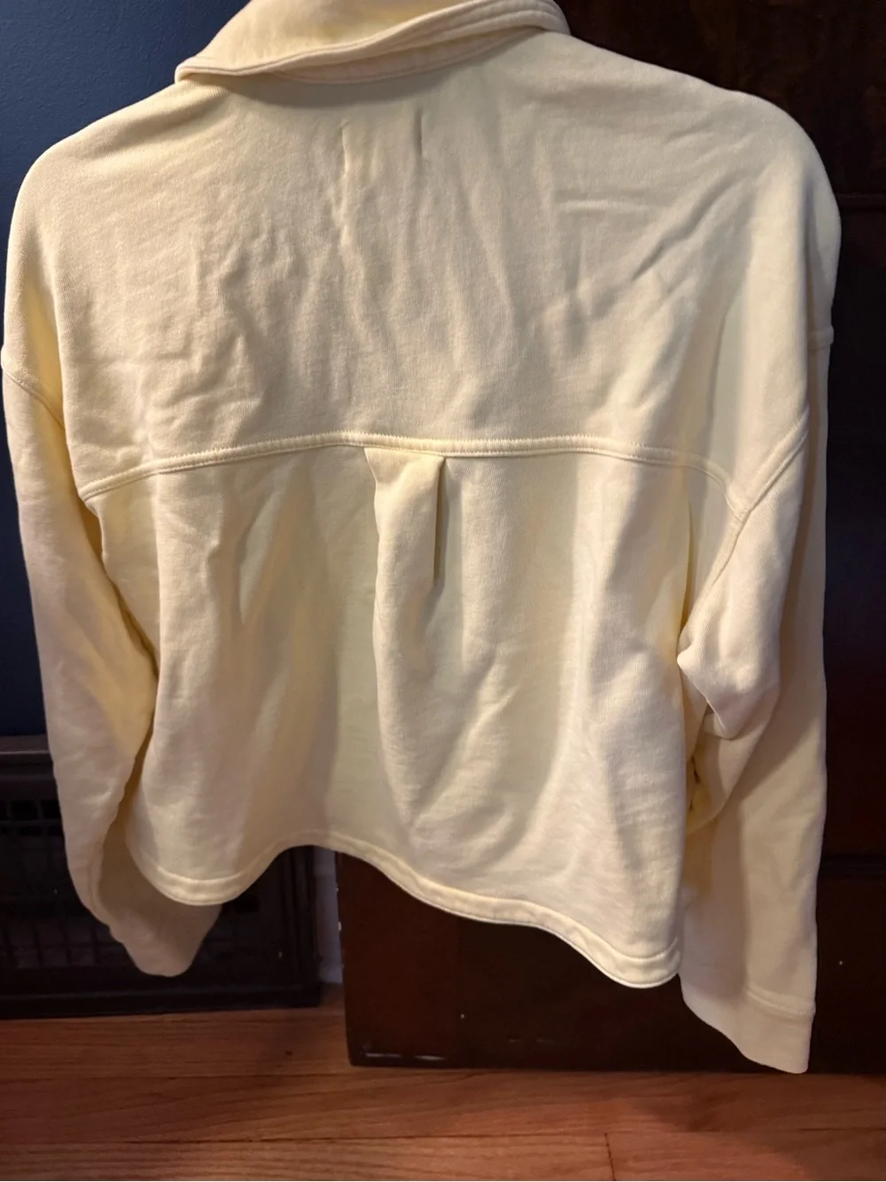 Z Supply Women's Yellow All Day Cropped Knit Jacket size XS